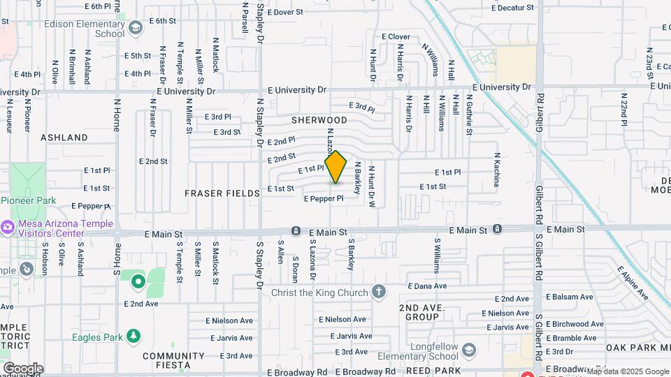 1407 E 1st St Map and Location Details