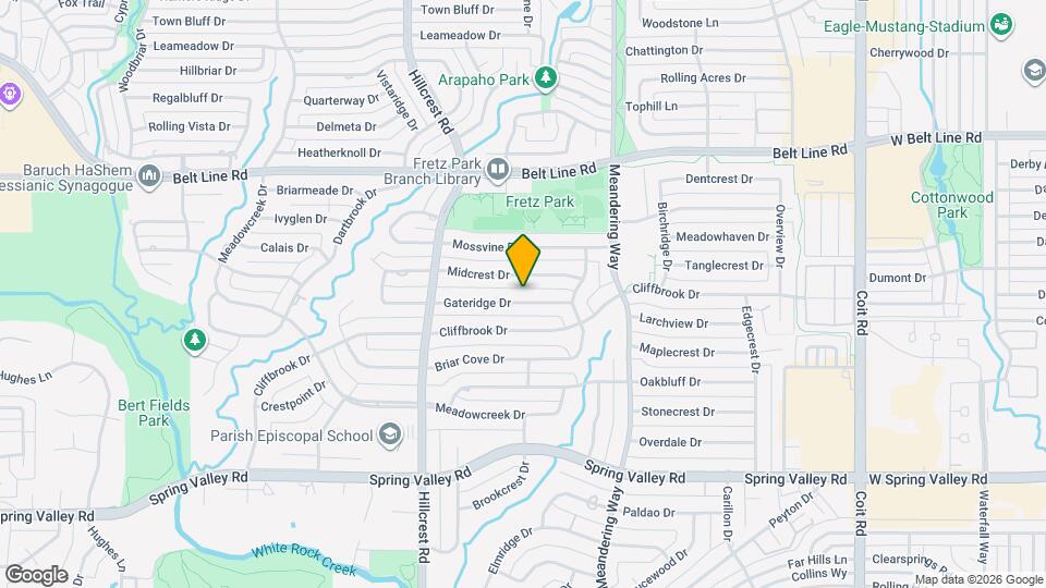 7049 Gateridge Dr Map and Location Details