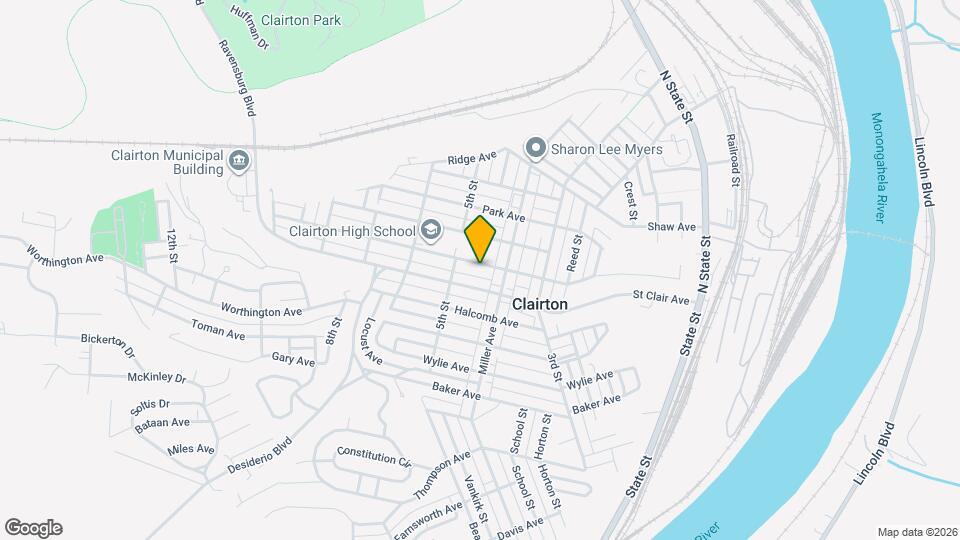 424 Waddell Ave, Unit Apt D Map and Location Details