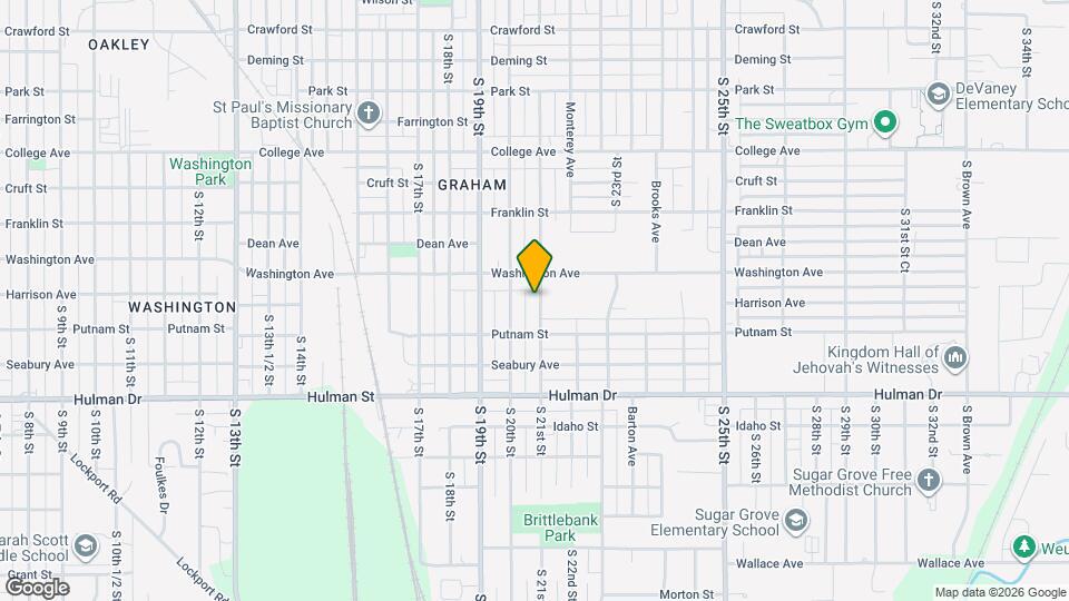 1457 S 21st St Map and Location Details