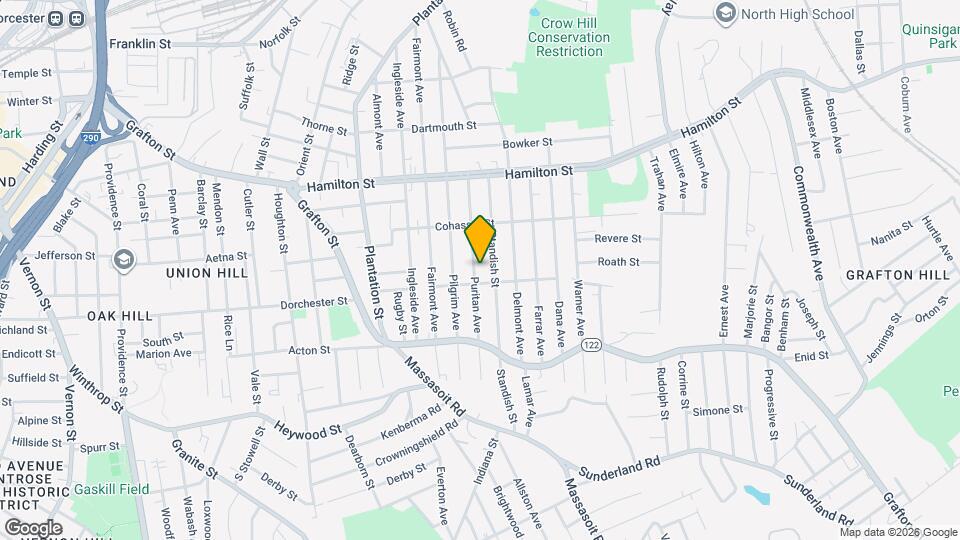 34 Puritan Ave Map and Location Details