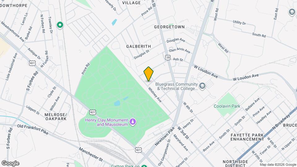 901 Whitney Ave Map and Location Details