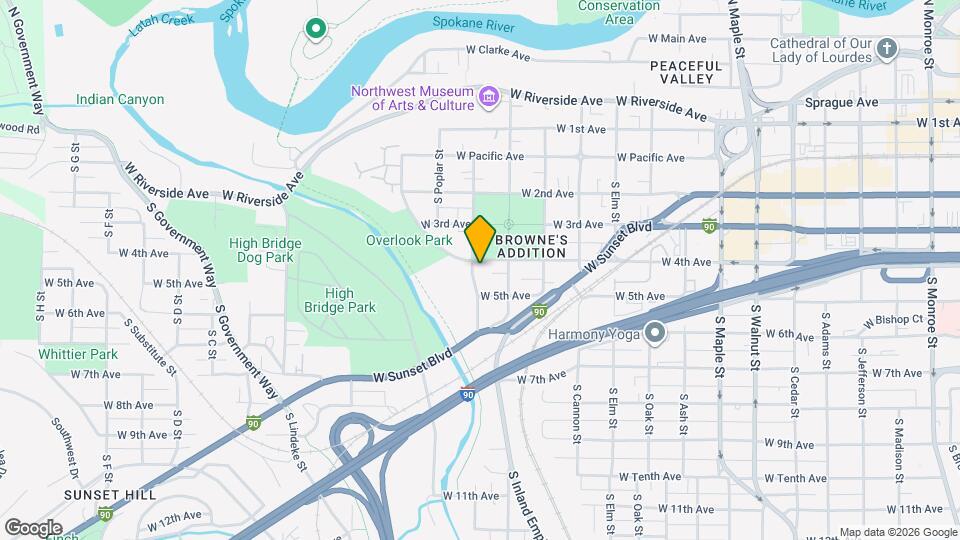 405 S Coeur Dalene St, Unit 3 Mapa y Detalles de la Ubicación