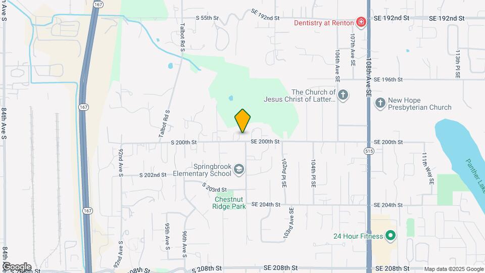 9928 S 200th St Map and Location Details