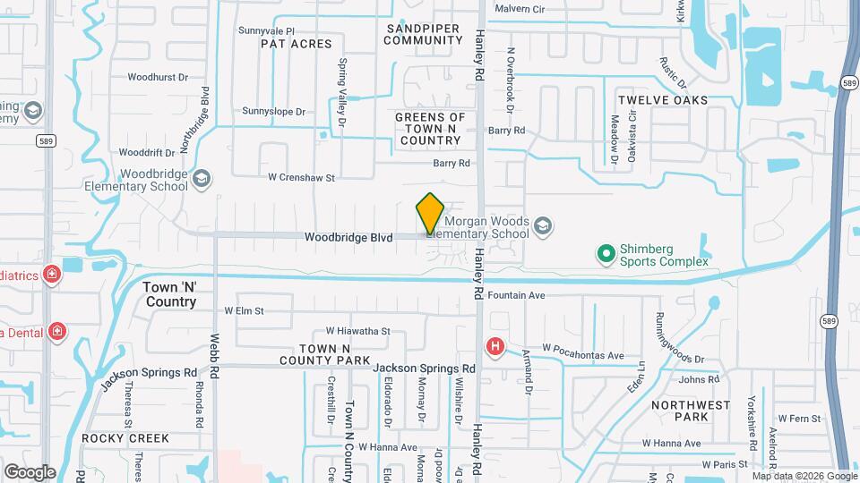 7640 Woodbridge Blvd Map and Location Details