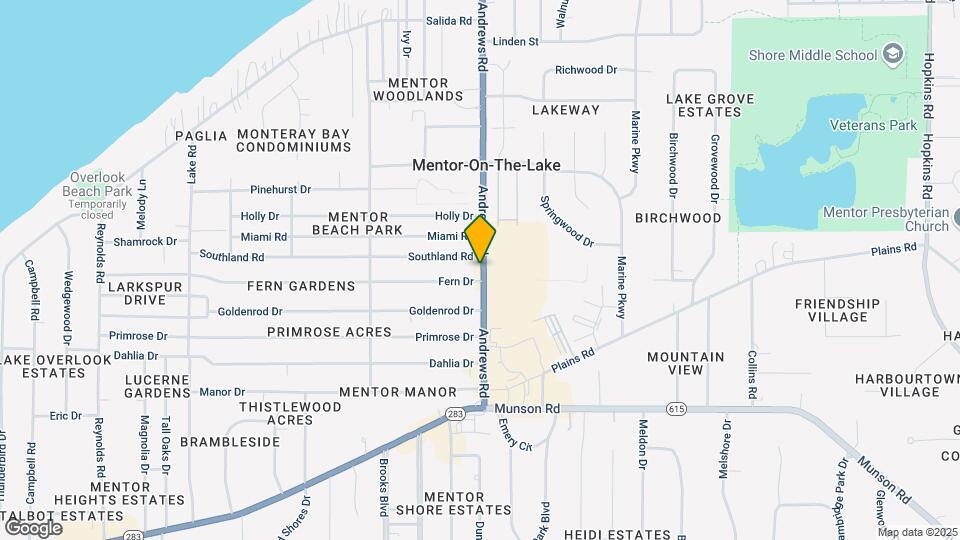 5950 Andrews Rd Mapa y Detalles de la Ubicación