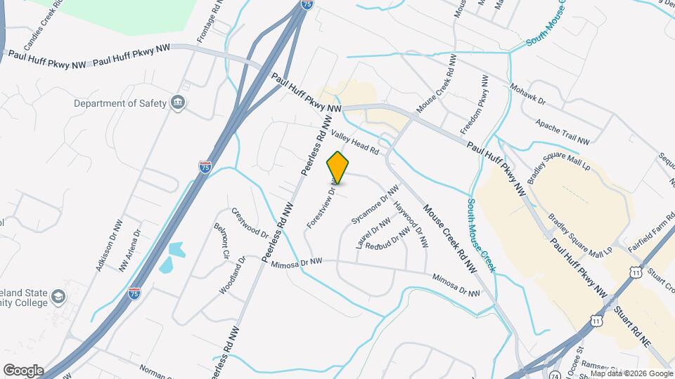 4050 Forestview Dr NW Map and Location Details