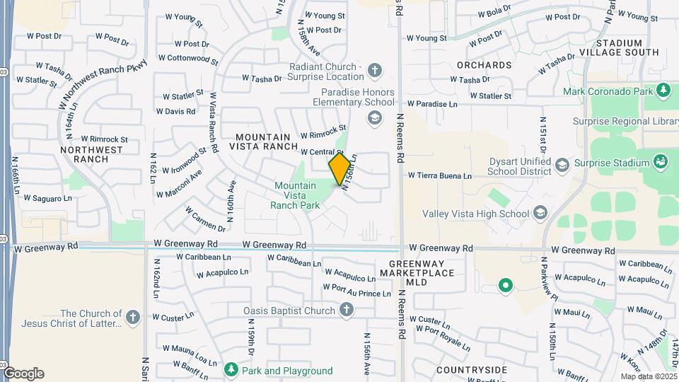 15628 N 156th Ln Map and Location Details
