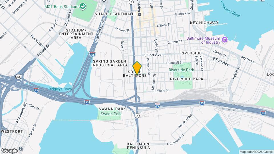 1721 S Hanover St Map and Location Details