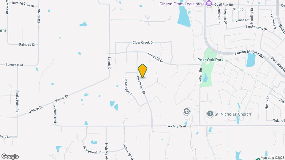 2900 Creekview Dr Mapa y Detalles de la Ubicación