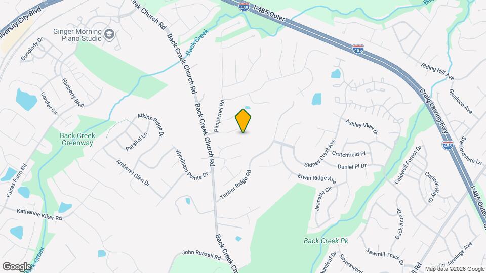 2604 Yarrow Rd Mapa y Detalles de la Ubicación