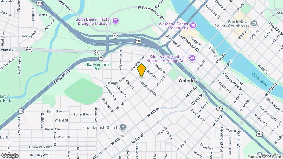 211 W Wellington St Map and Location Details