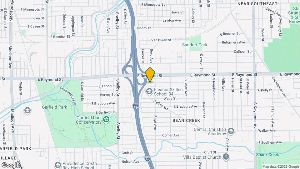 1409 E Tabor St Map and Location Details