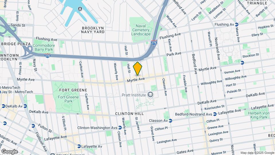 501 Myrtle Ave Map and Location Details