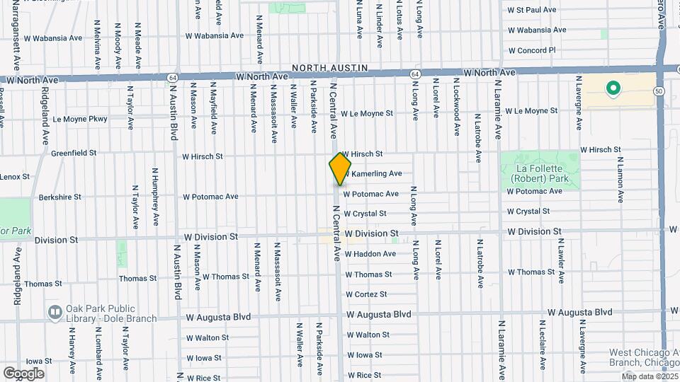 1305 N Central Ave Mapa y Detalles de la Ubicación