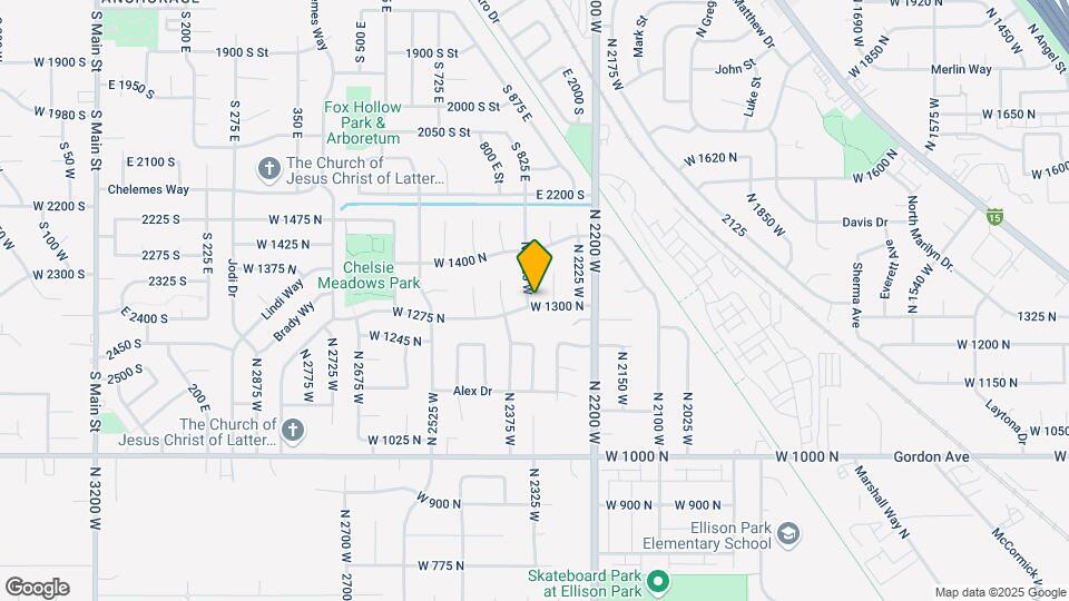 1304 N 2325 W Map and Location Details