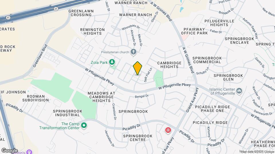 17406 Toyahville Trail Map and Location Details