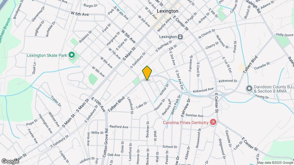 606 Carver Dr Map and Location Details