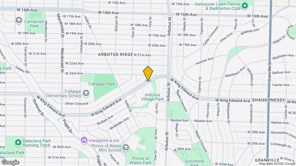 2XXX W King Edward Ave Map and Location Details