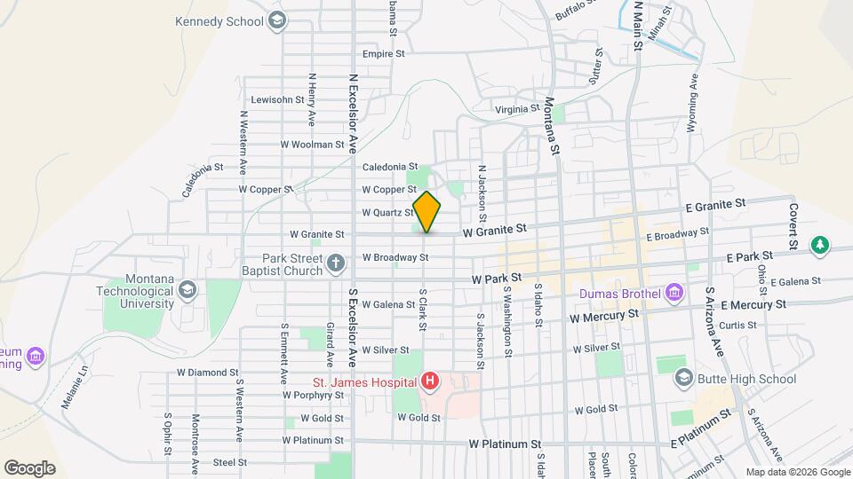 642 W Granite St Map and Location Details