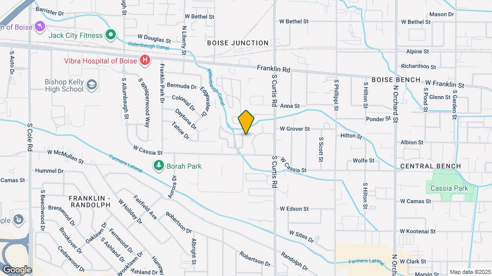 596 S Gamay Ln Map and Location Details