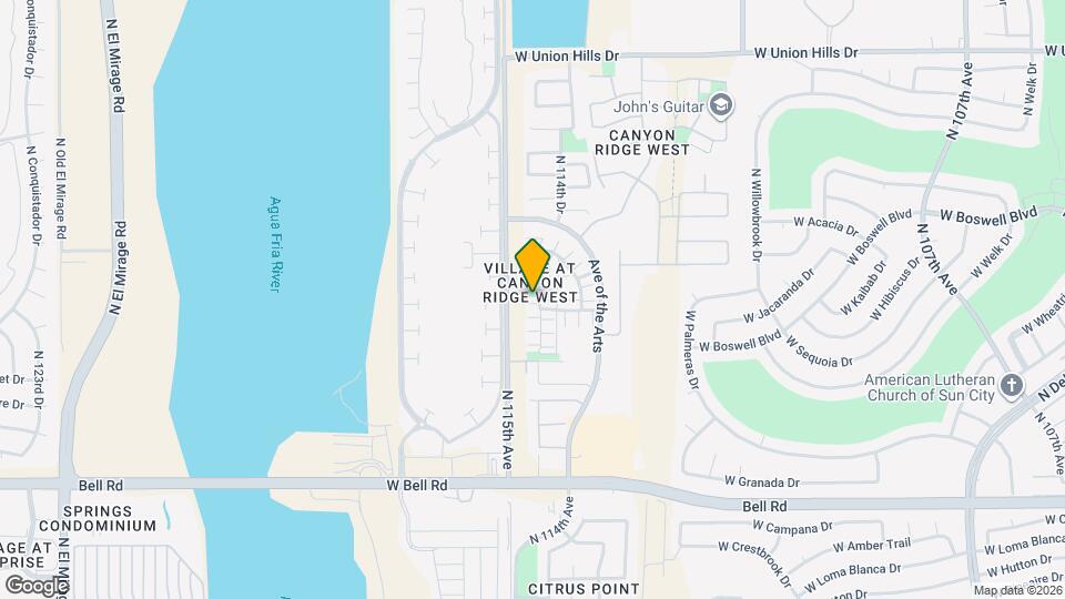 17716 N 114th Ln Mapa y Detalles de la Ubicación