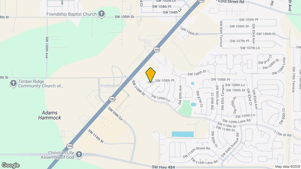 10842 SW 91st Terrace Map and Location Details