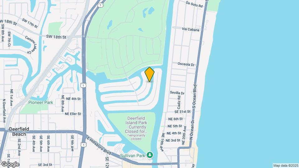 396 E Coconut Palm Rd Map and Location Details