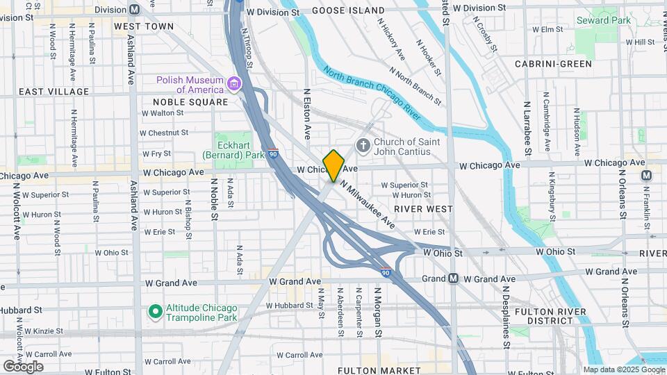 751 N Aberdeen St Mapa y Detalles de la Ubicación