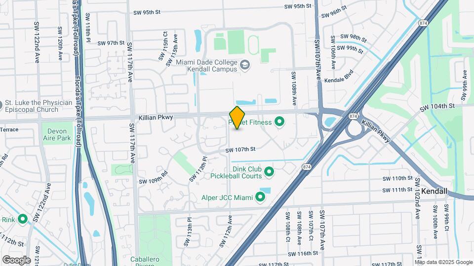 10525 SW 112th Ave, Unit 212 Map and Location Details