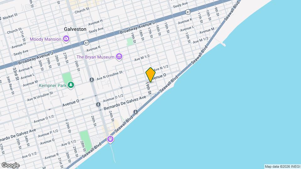 1820 Avenue O 1/2 Mapa y Detalles de la Ubicación