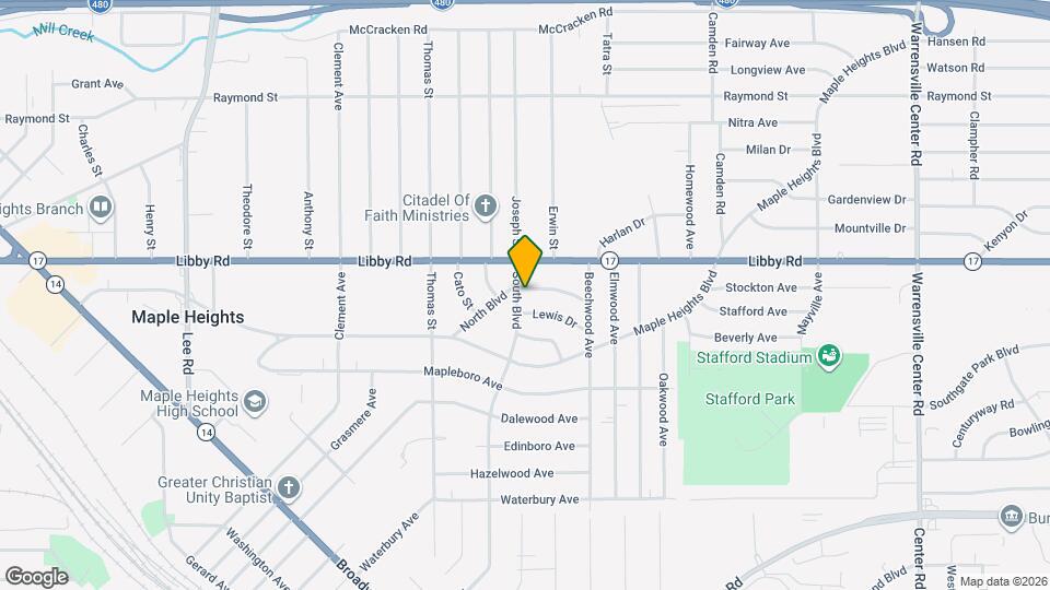 5331 South Blvd Map and Location Details