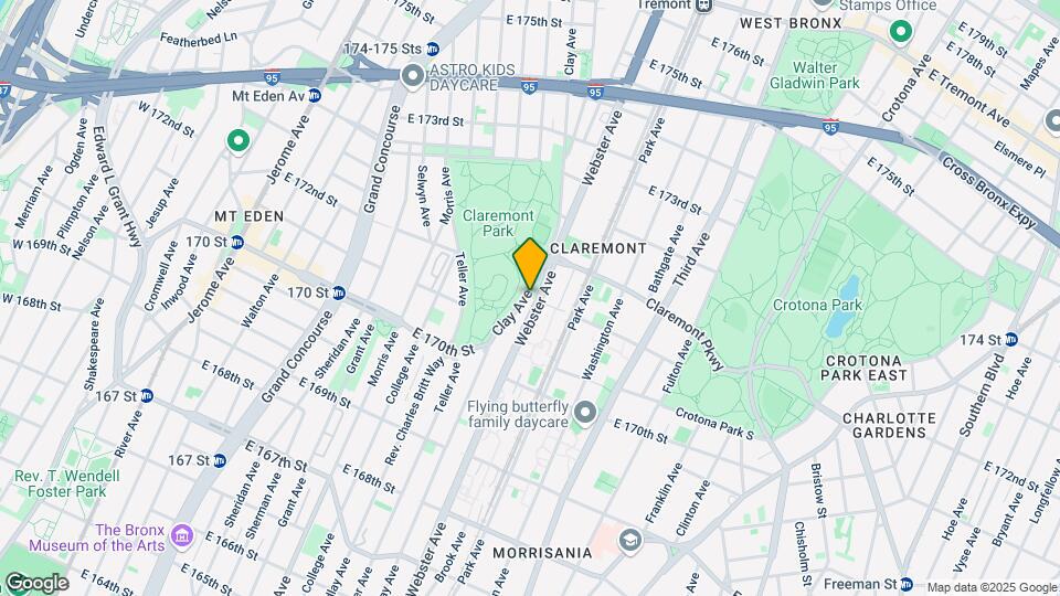 396 E 171st St Map and Location Details
