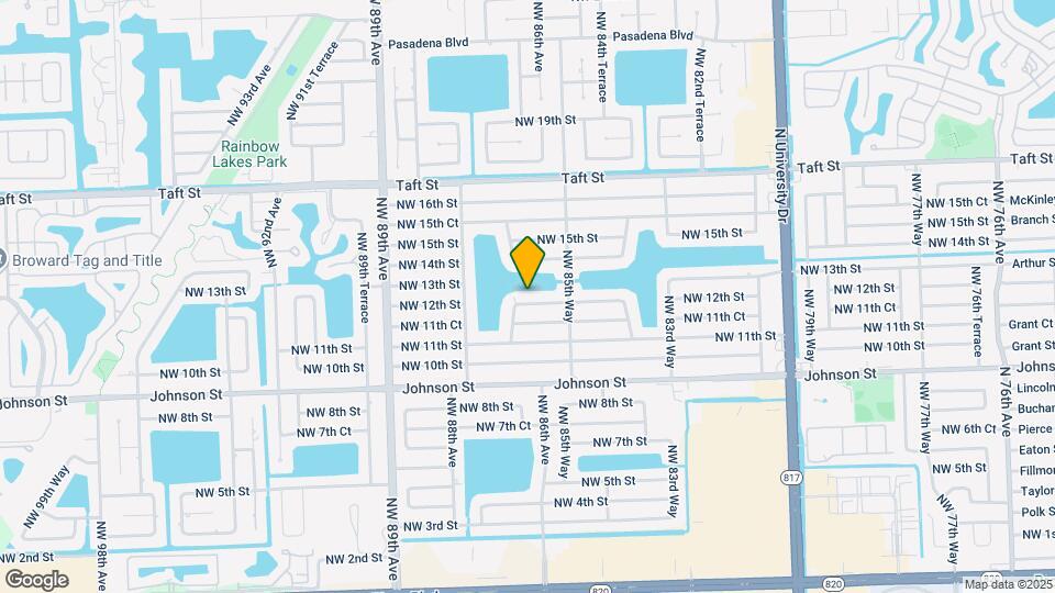 8621 NW 12th St, Unit D178 Map and Location Details