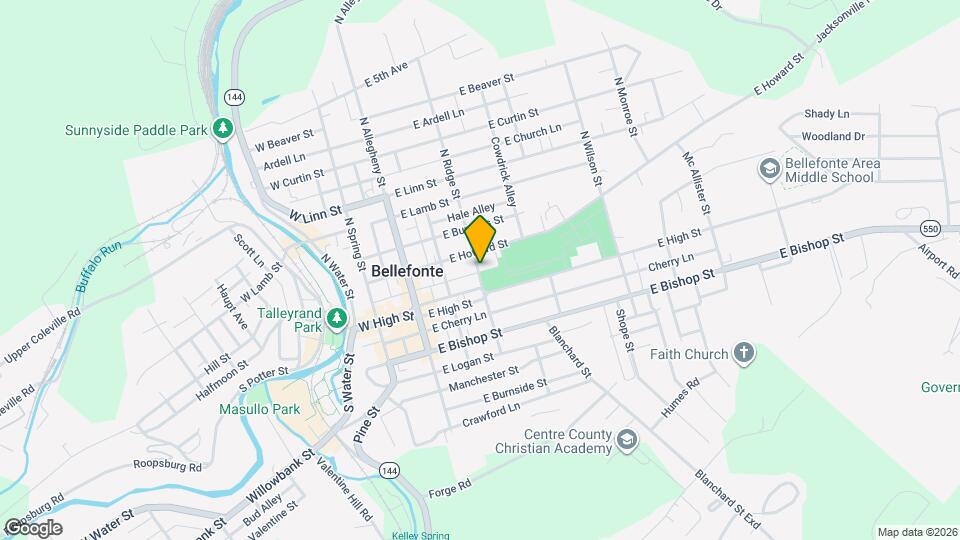 301-303 E Pike St Map and Location Details