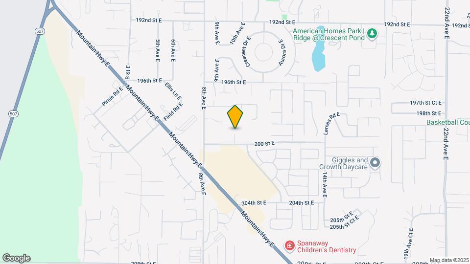 19921 9th Ave Ct E Map and Location Details