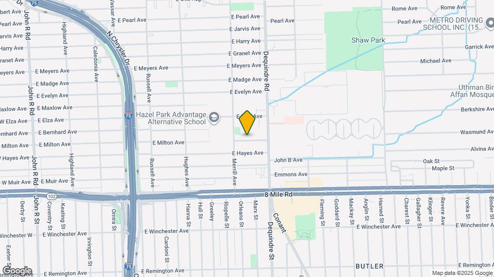 1753 E Milton Ave, Unit 2nd Floor Map and Location Details