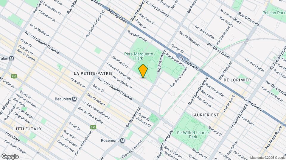 5900-5950 Rue Chambord Map and Location Details