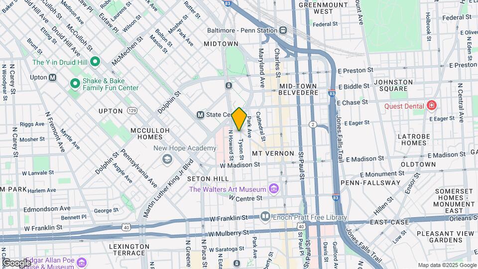 Tyson Lofts Map and Location Details