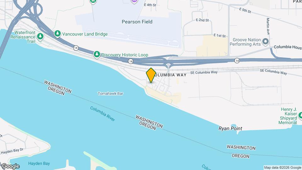1716 SE Columbia River Dr Map and Location Details