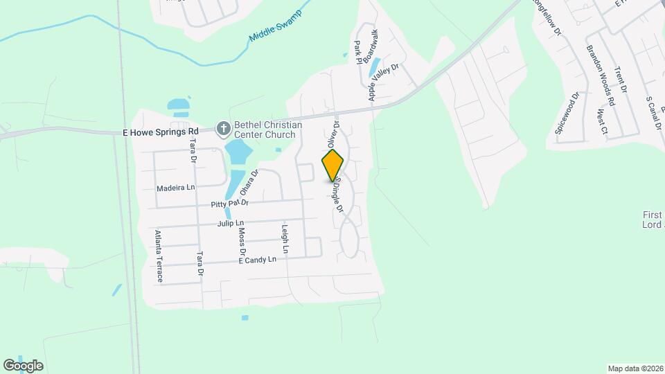 3213 S Dingle Dr Map and Location Details