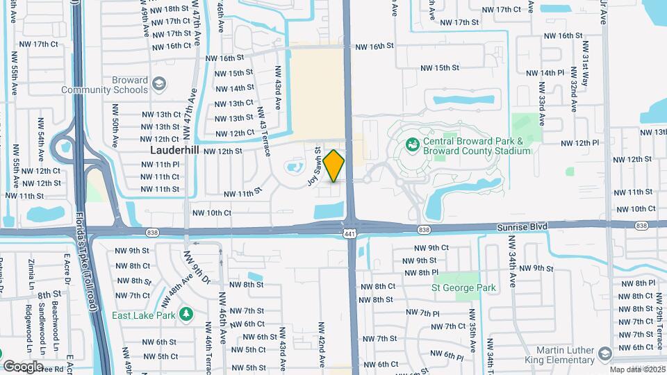 1102 NW 40th Way Map and Location Details