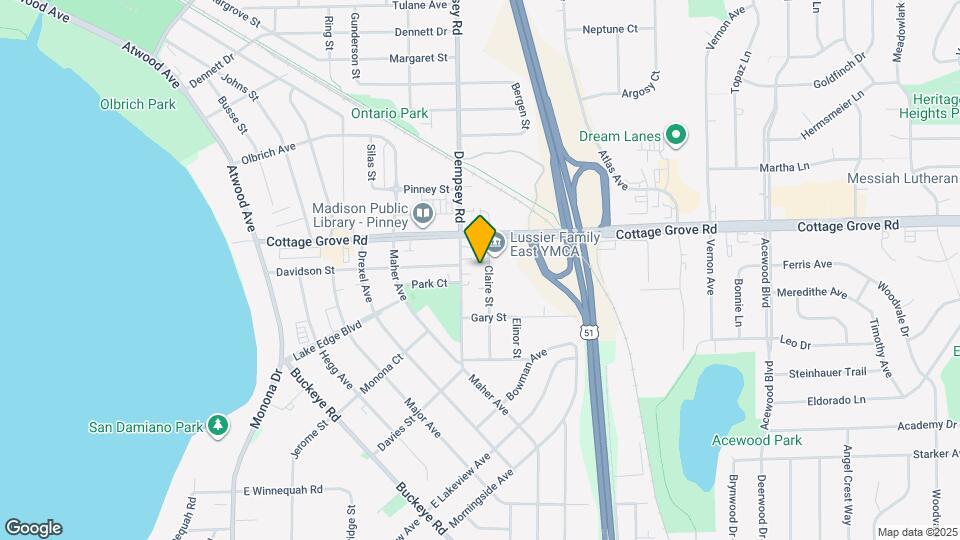 4005-4007 Claire St Map and Location Details