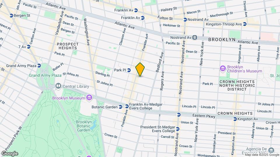 658 Park Pl Map and Location Details