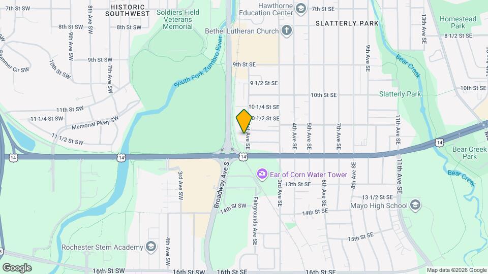 1111 1st Ave SE Map and Location Details