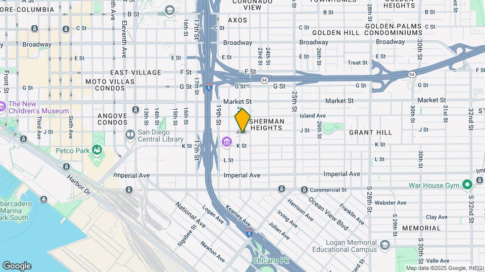 355 21st St Map and Location Details