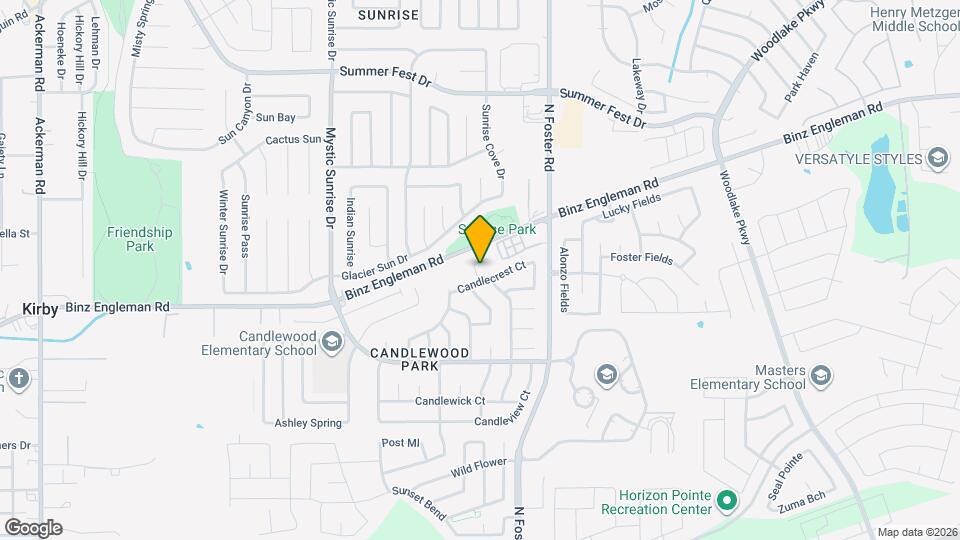 3410 Candlepass Dr Mapa y Detalles de la Ubicación