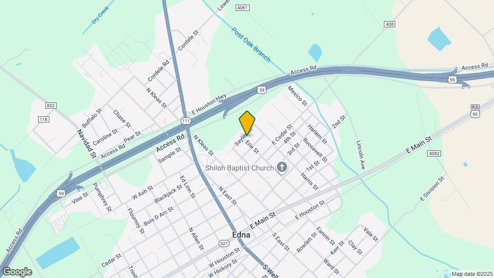 816 Erie St Map and Location Details