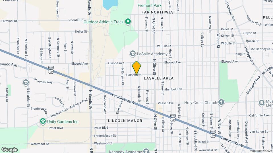 1253 N Meade St Mapa y Detalles de la Ubicación