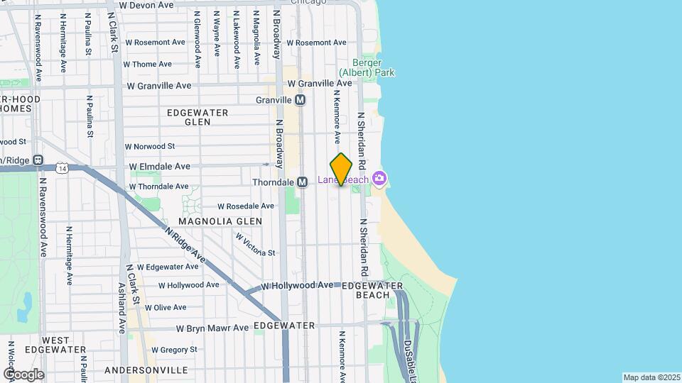 5917 N Kenmore Ave Mapa y Detalles de la Ubicación